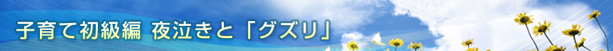 夜泣きと「グズリ」